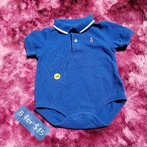 3-6m collared bodysuit